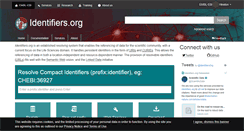 Desktop Screenshot of identifiers.org