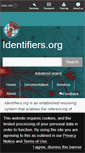 Mobile Screenshot of identifiers.org
